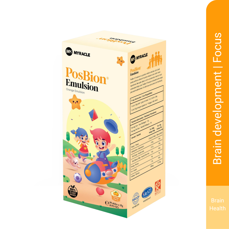 PosBion Emulsion (Orange) 30 sachets [Exp: 02/01/2026]