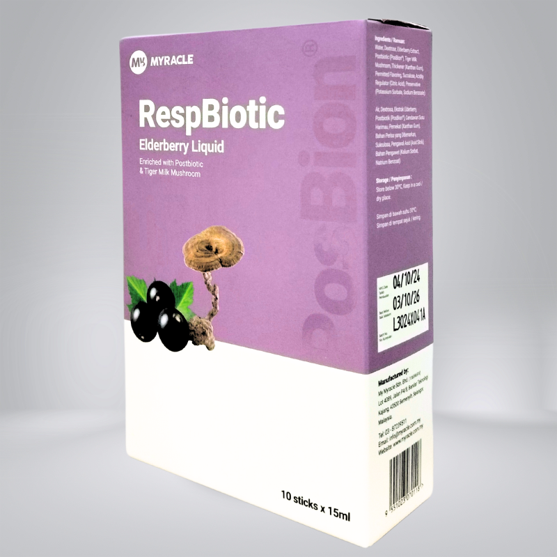 PostBion RespBiotic Elderberry Liquid
